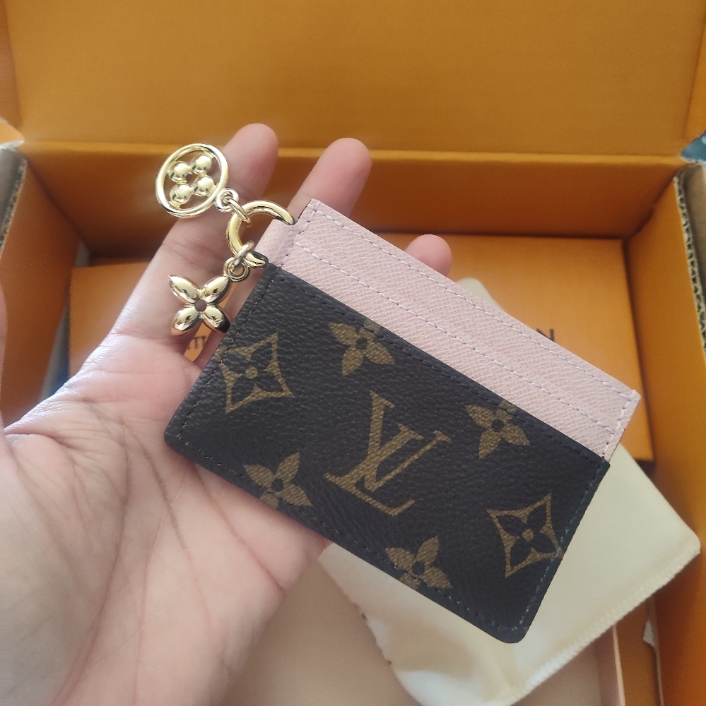 Louis Vuitton Charms Pink and Brown Card Holder - Picture 5 of 12